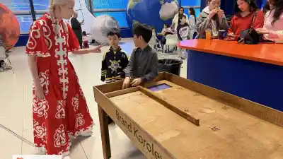 Как развлекали болельщиков на "Барыс Арене" 