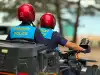 Сотрудники полиции СКО первыми в РК пересели на квадроциклы