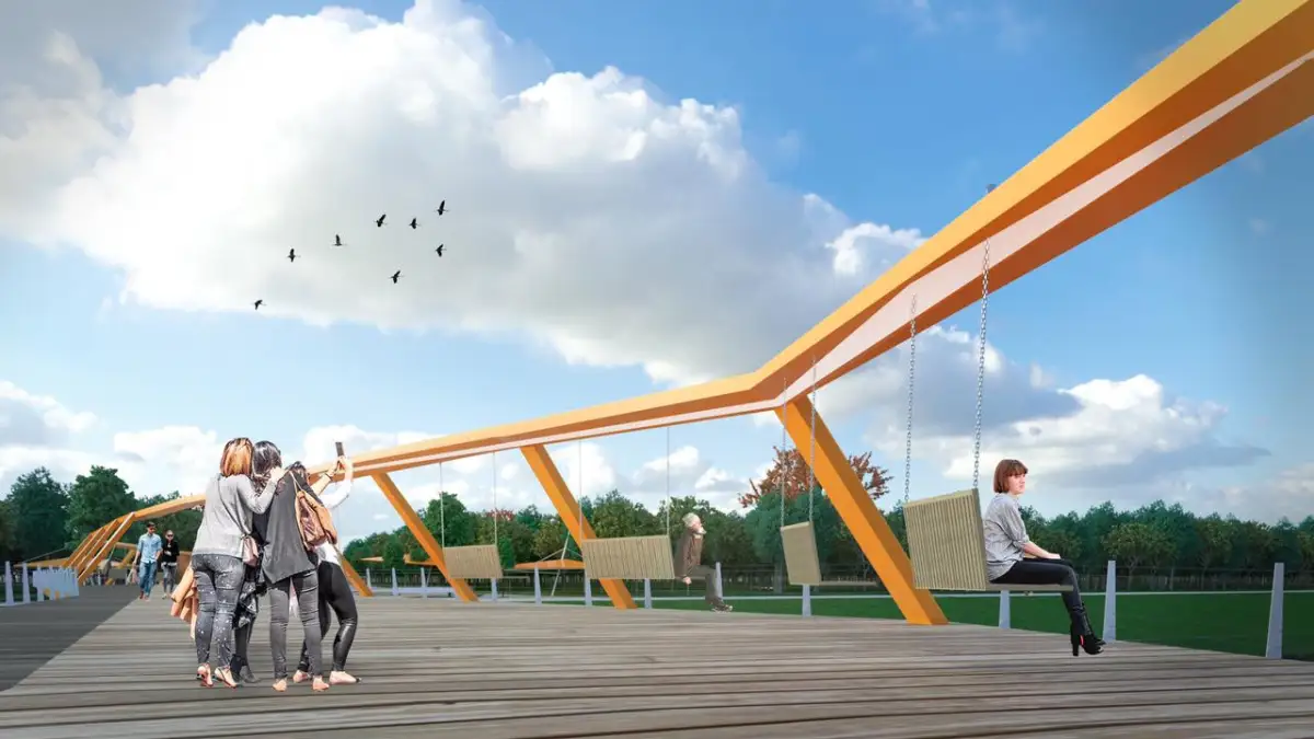 В Нур-Султане построят новый мост с качелями через Есиль