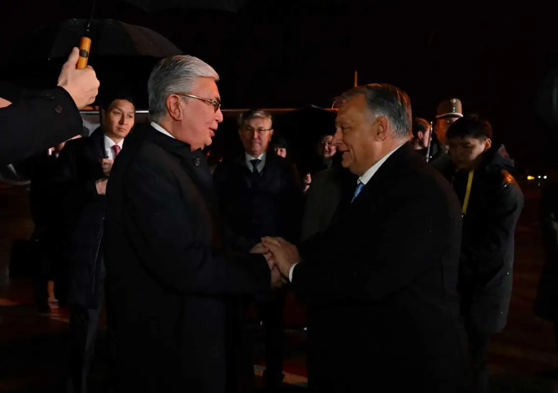 Президент Казахстана Касым-Жомарт Токаев прибыл в Венгрию