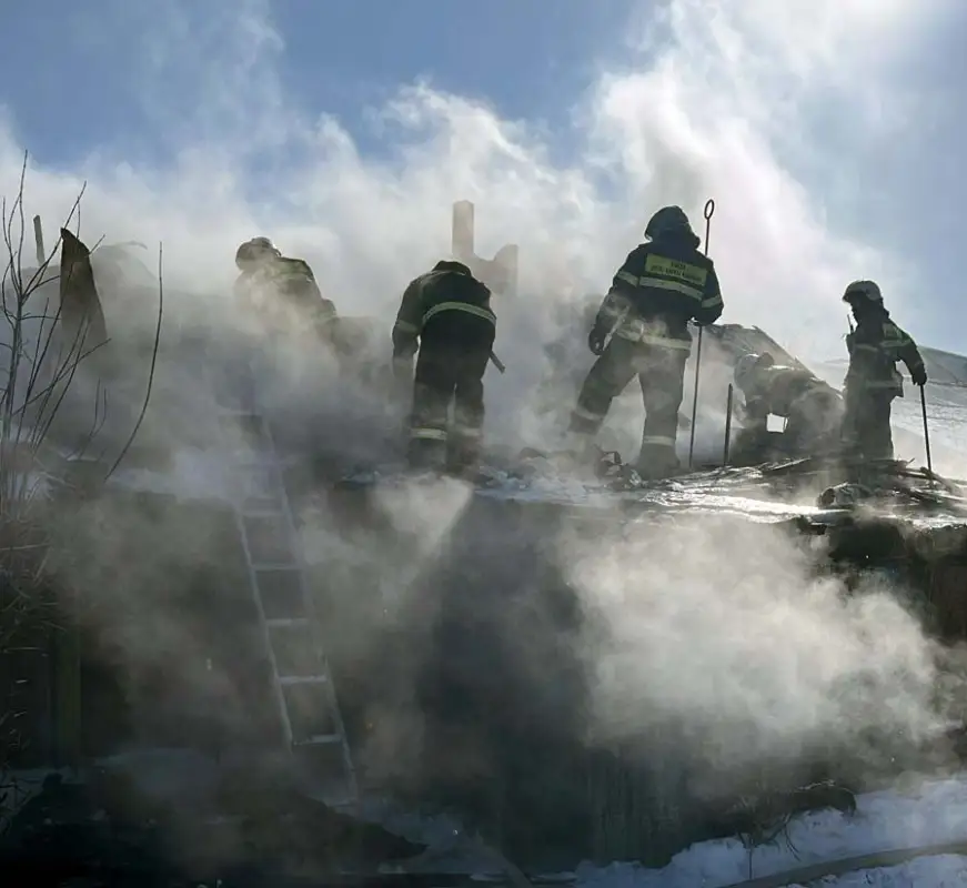 В Павлодаре в сгоревшем доме обнаружено тело мужчины