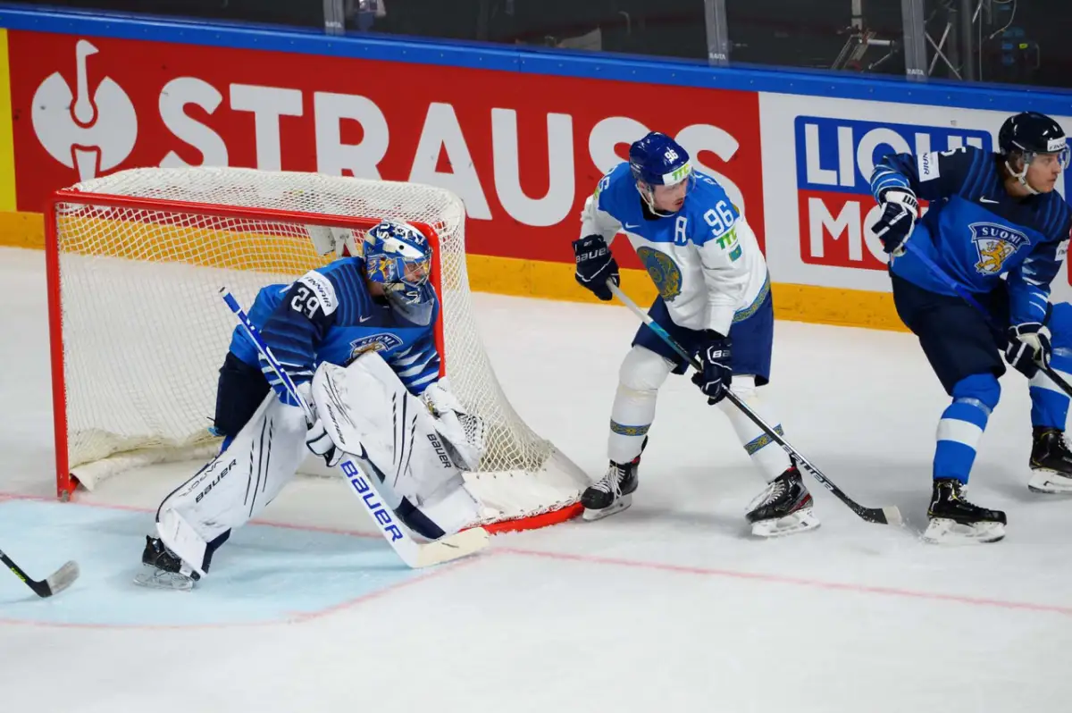 Highlights КазахстанvsФинляндия – лучшие видеомоменты матча