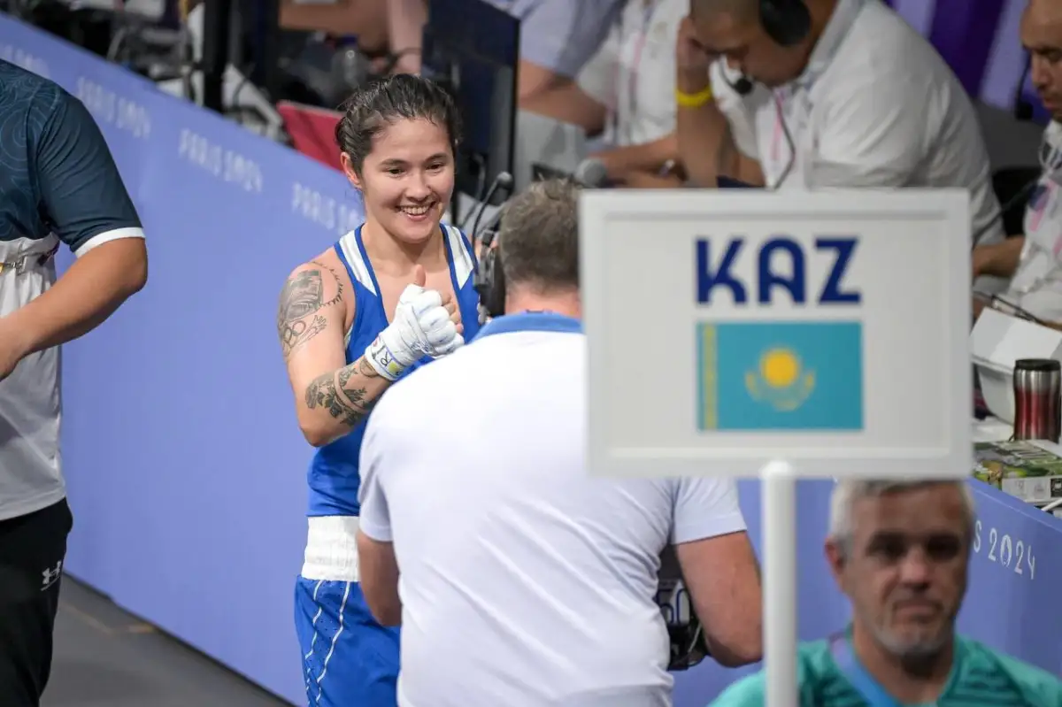 Назым Кызайбай завоевала "бронзу" на Олимпиаде в Париже