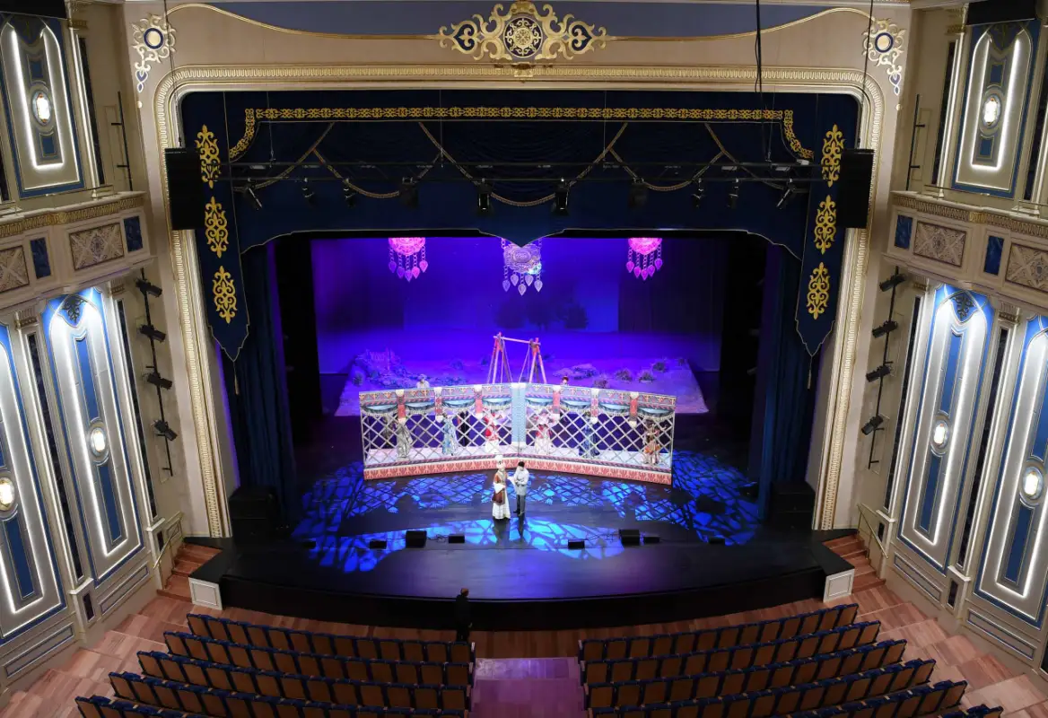 С подсветкой: какая фишка у нового Каздрамтеатра в Нур-Султане - видео