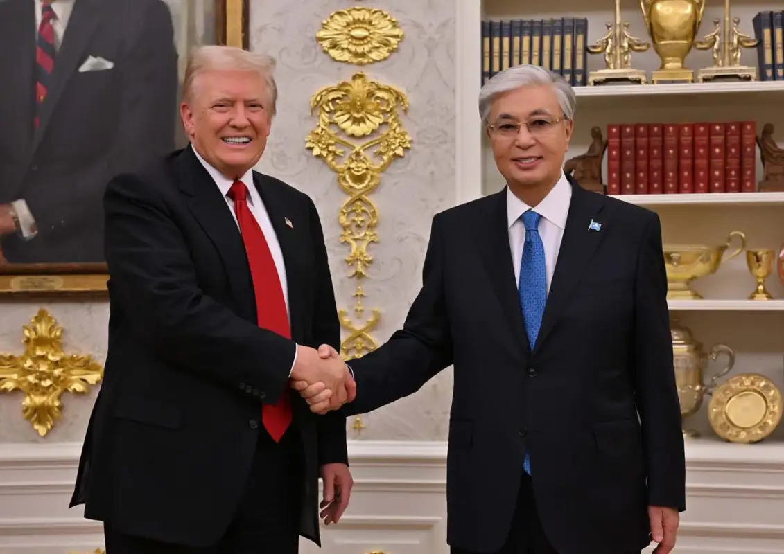 Дональд Трамп направил телеграмму Президенту Казахстана