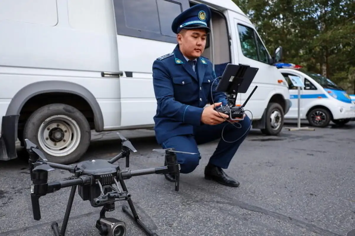 В Астане дроны вычисляют нарушителей ПДД