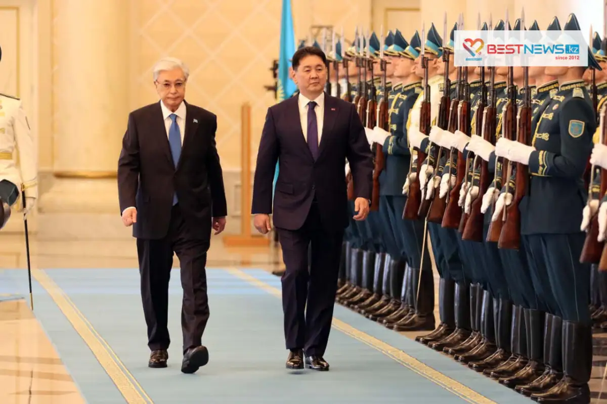 Встреча Президентов Казахстана и Монголии