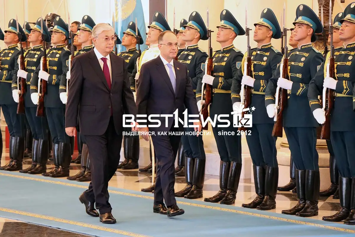 В Акорде прошла церемония встречи Президента Албании