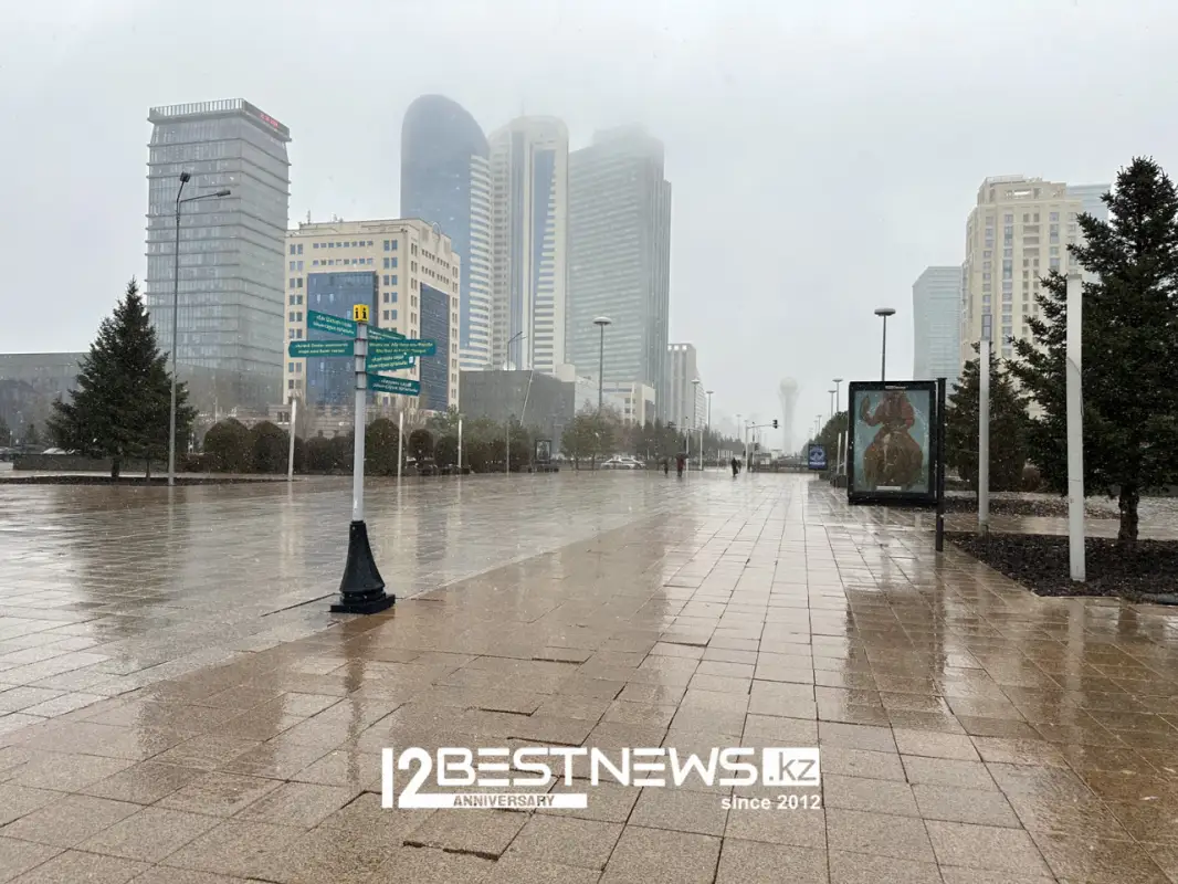 На большей части Казахстана сохранятся осадки