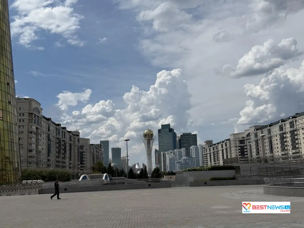 В Астане пройдет дождь с грозой