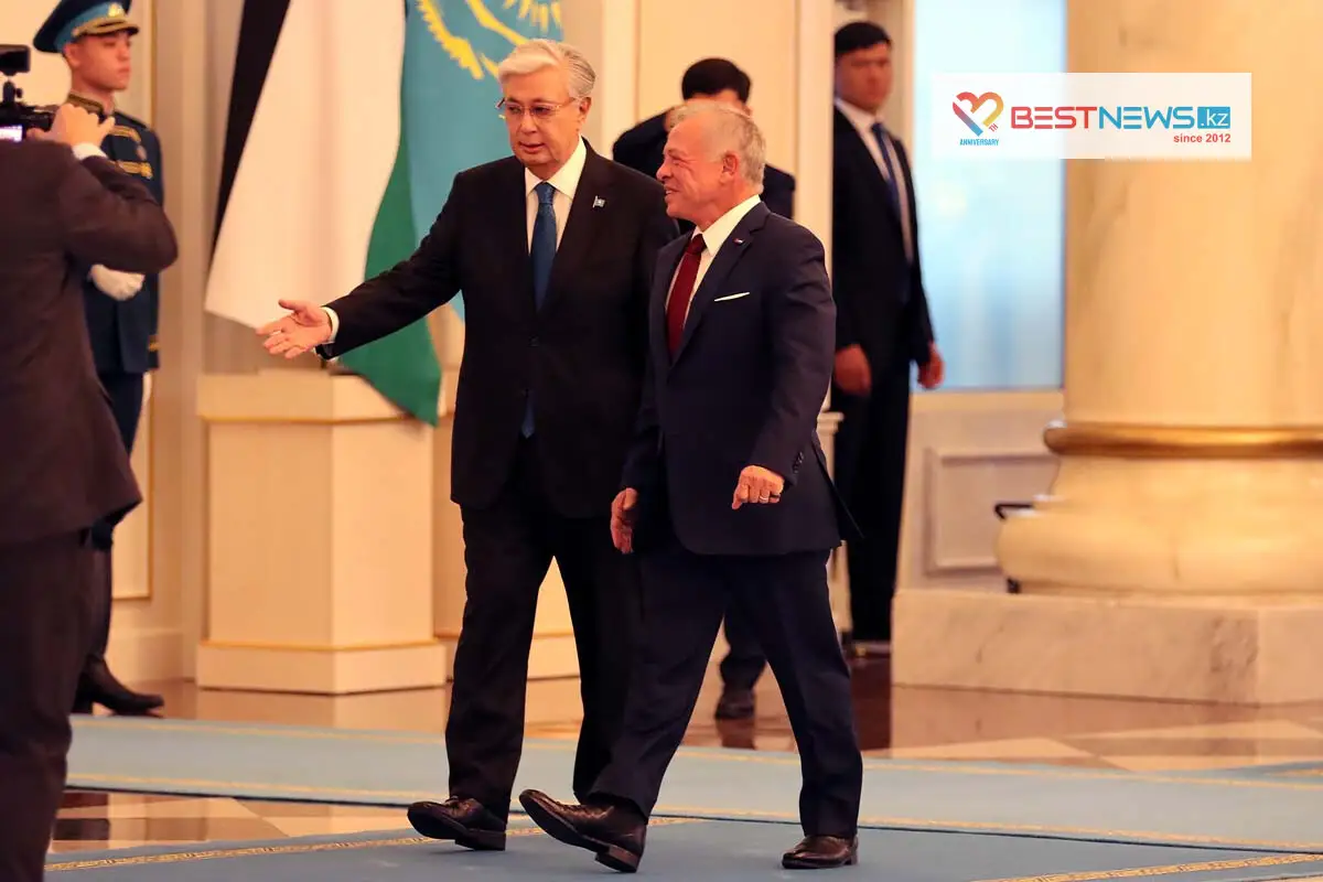 В Акорде начались переговоры Президента Казахстана и Короля Иордании