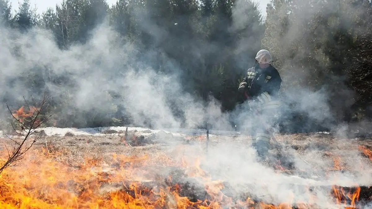Спасатели объяснили причину смога в Костанае