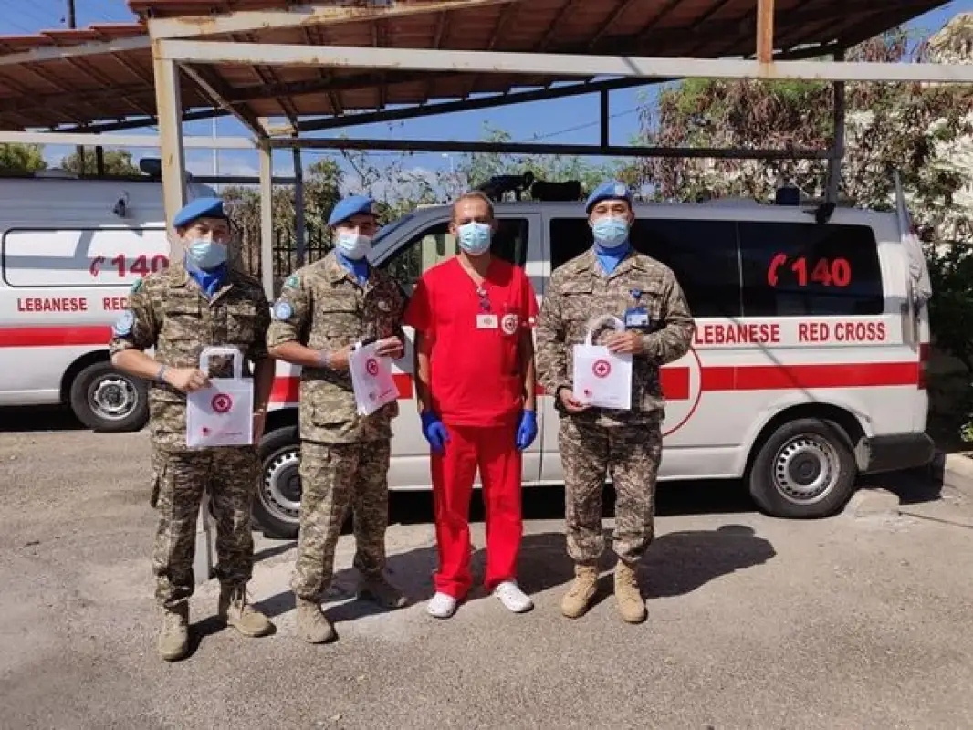 Миротворцы Казахстана стали донорами крови в Ливане