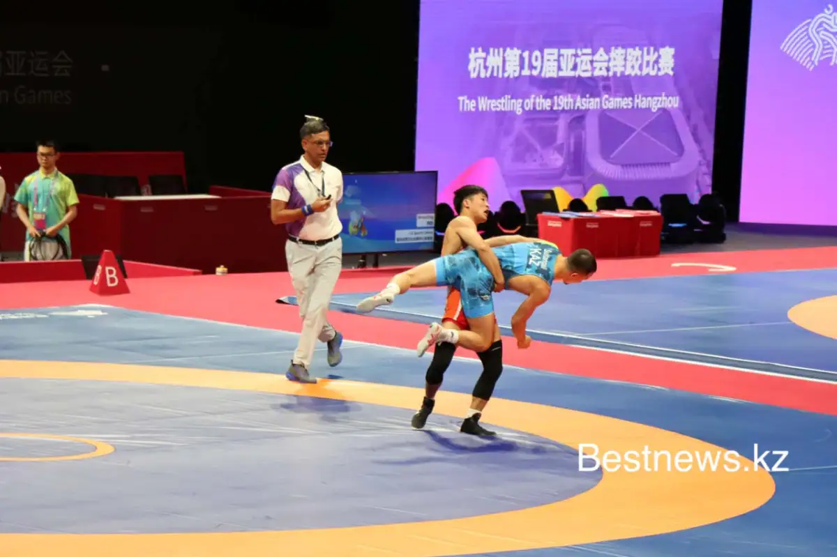 Айдос Султангали занял пятое место в борьбе