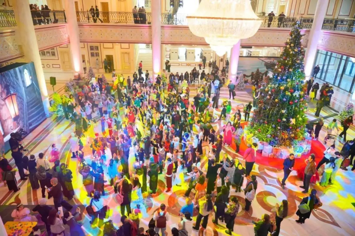 В Астане прошла новогодняя ёлка от имени акима столицы