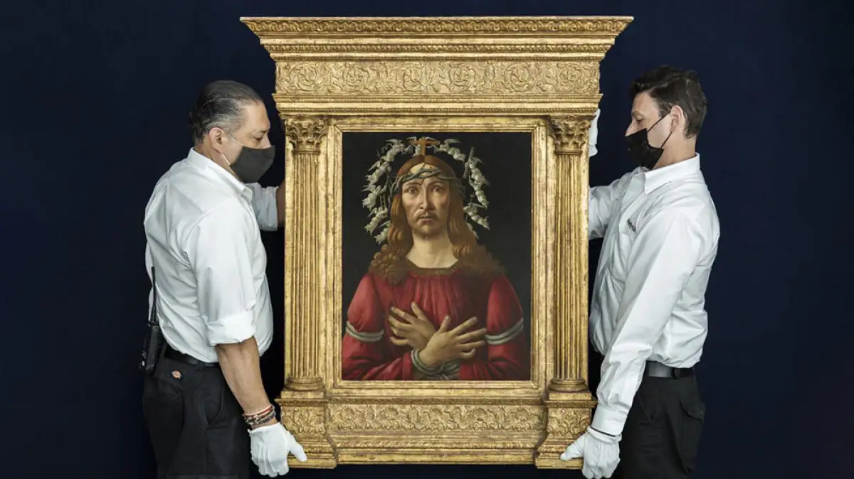 Под картиной Боттичелли нашли скрытый набросок Мадонны с младенцем