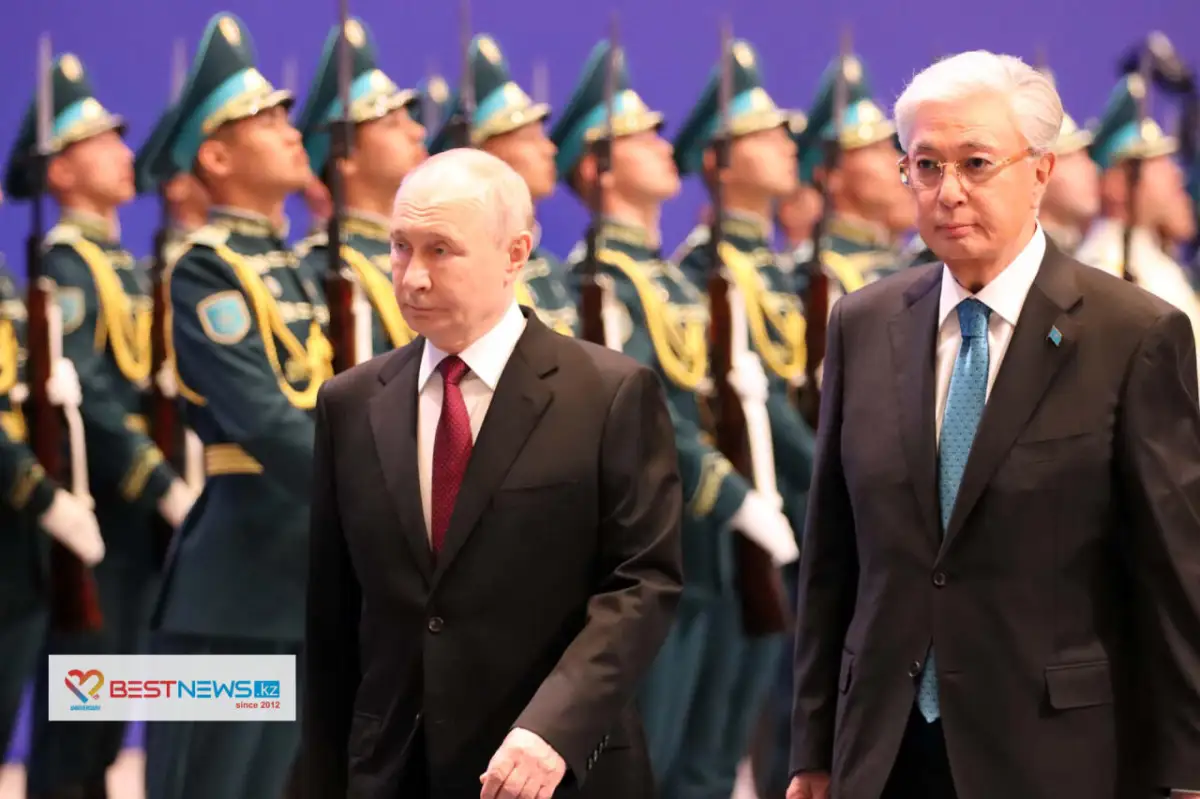 Во Дворце Независимости начались переговоры президентов Казахстана и России