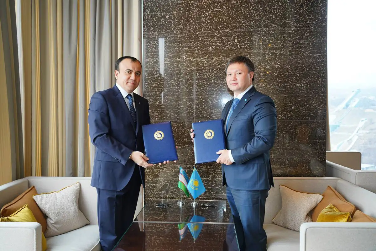 «КазМунайГаз и «Узбекнефтегаз» договорились о совместных проектах