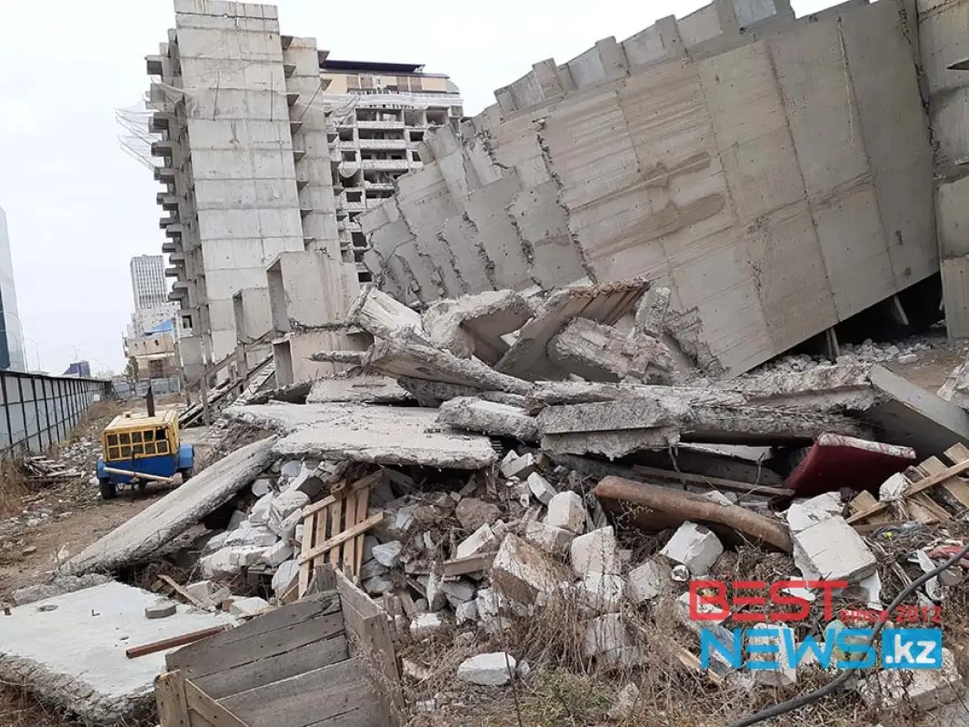 Территория дискомфорта: как выглядит место падения блока ЖК в Нур-Султане после демонтажа  - фото, видео