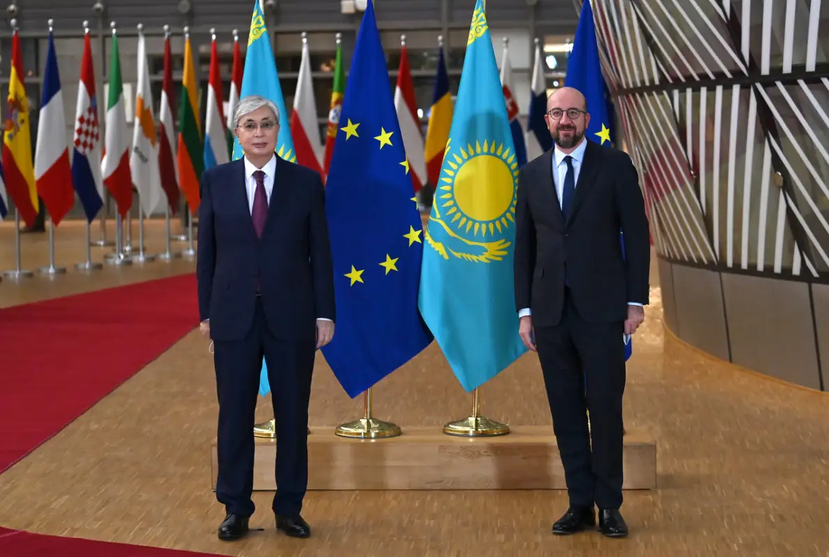Президент Казахстана провел переговоры с Президентом Европейского Совета