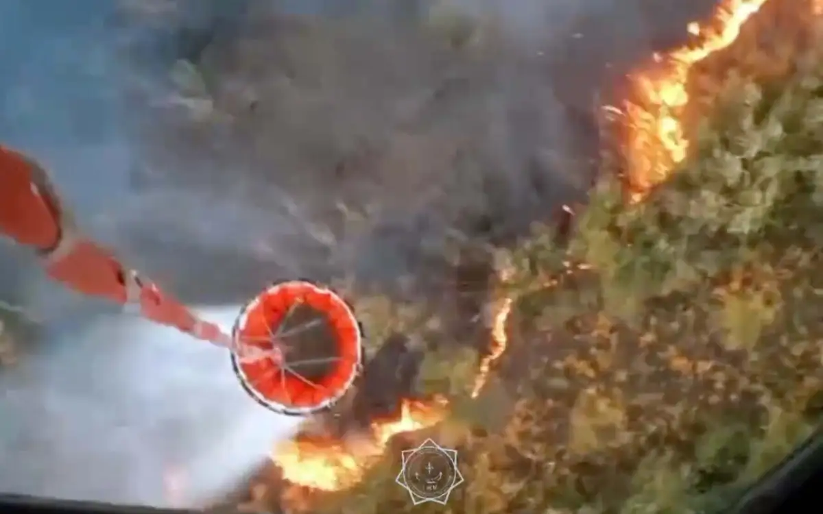 120 пожарных боролись с огнем в нацпарке «Алтын-Эмель»