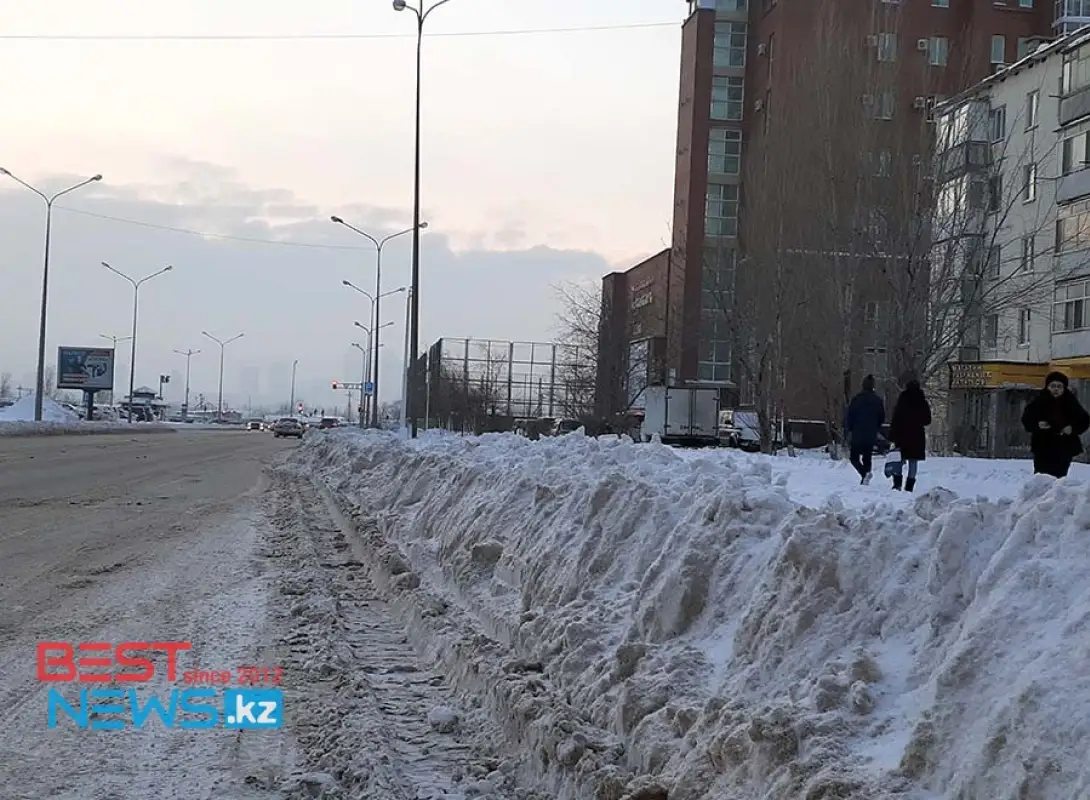 Теперь рейтинг акима столицы Казахстана впору замерять по высоте сугробов