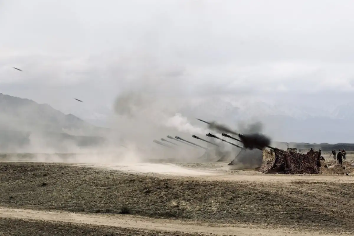 Казахстанские артиллеристы отмечают профессиональный праздник