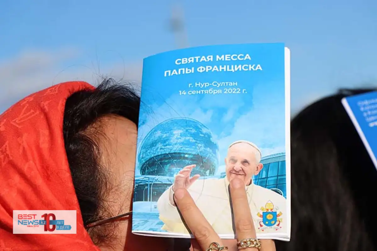 Как паломники молились на Святой Мессе Папы Римского в Нур-Султане