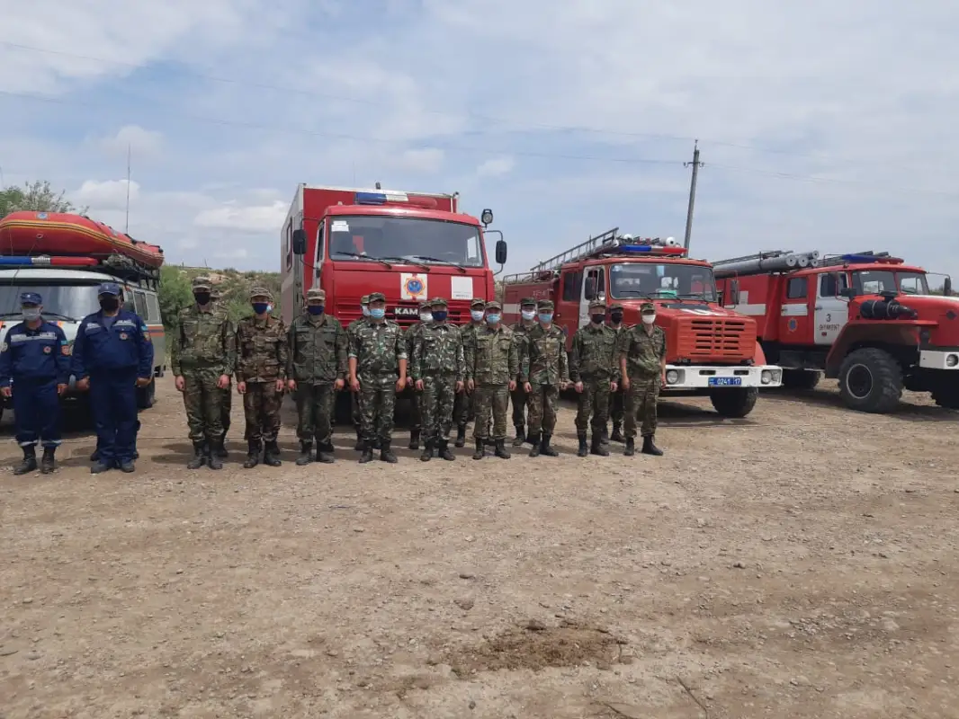 В Туркестанскую область прибыли дополнительные силы спасателей и техники