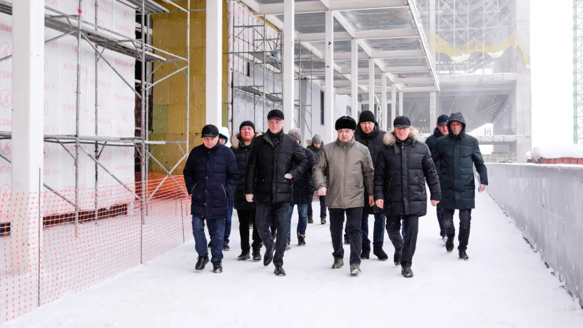 Роман Скляр проверил строительство объектов для Всемирных игр кочевников