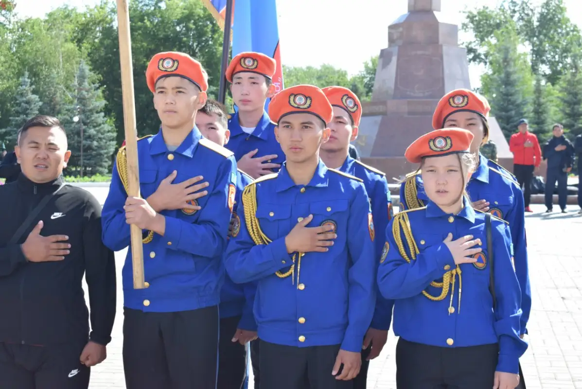 В Кокшетау собрались 200 юных спасателей на республиканский слёт