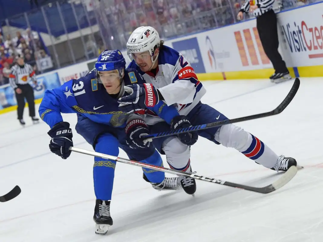 Сборная Казахстана проиграла США с двузначным счетом на ЧМ-2024