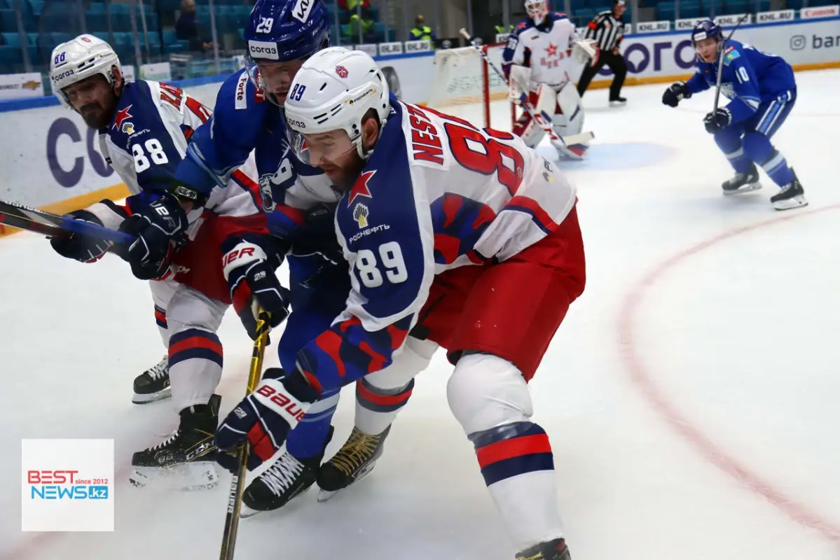 Барыс был сильней ЦСКА, но коварный овертайм всё изменил: фото с матча