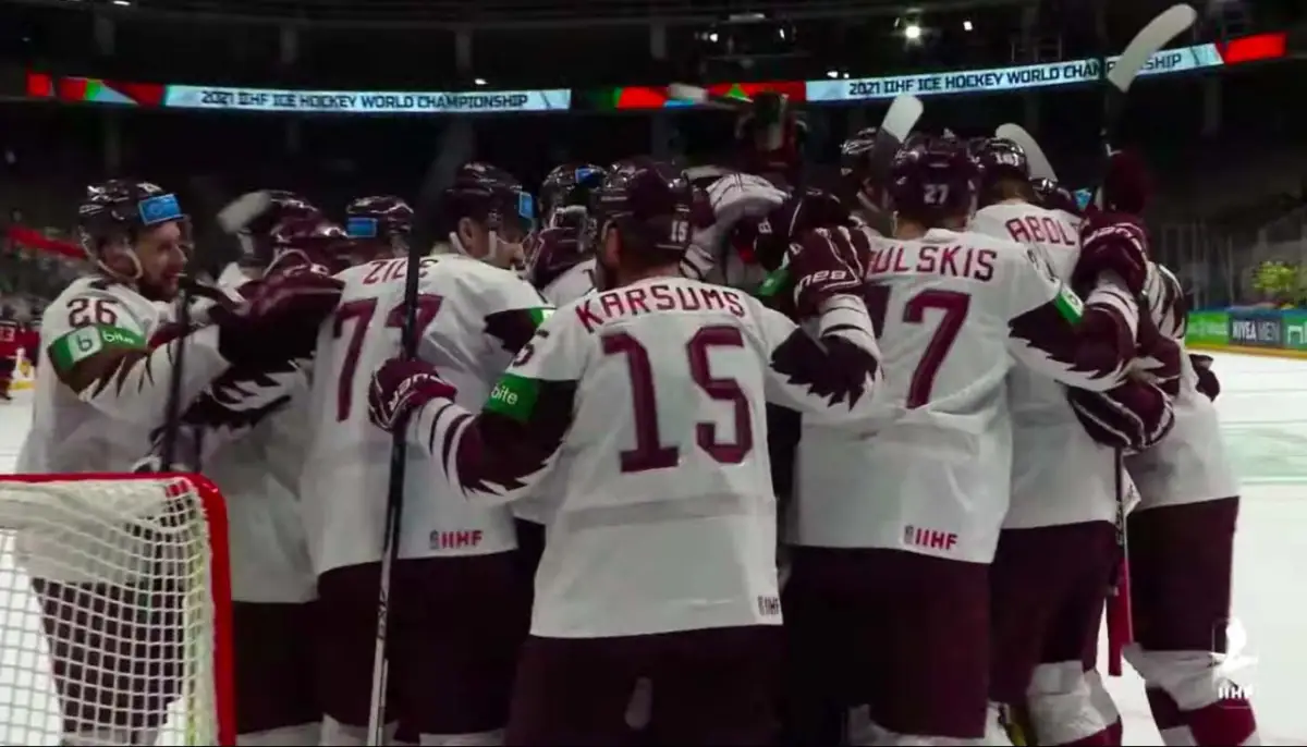 Латвия сотворила сенсацию в матче с Канадой