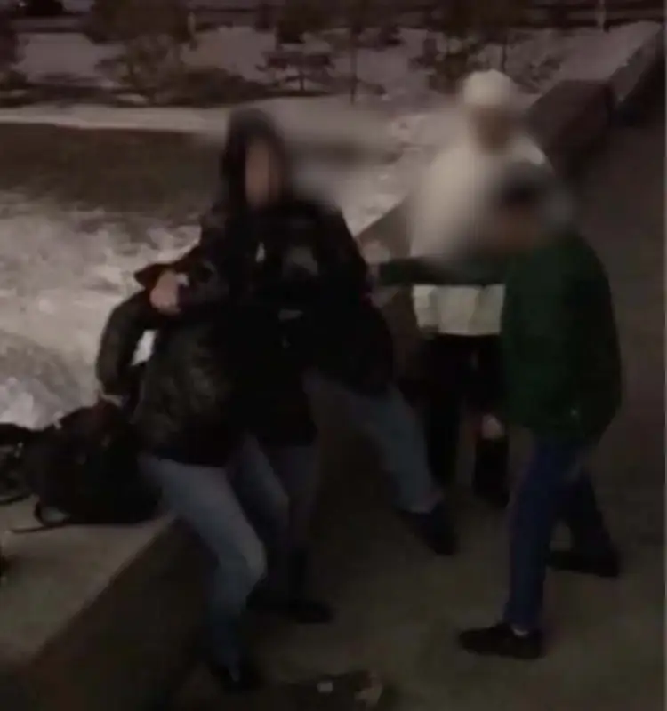 Избивали не по-детски: в Нур-Султане полиция задержала хулиганов, устроивших драку с охранником 