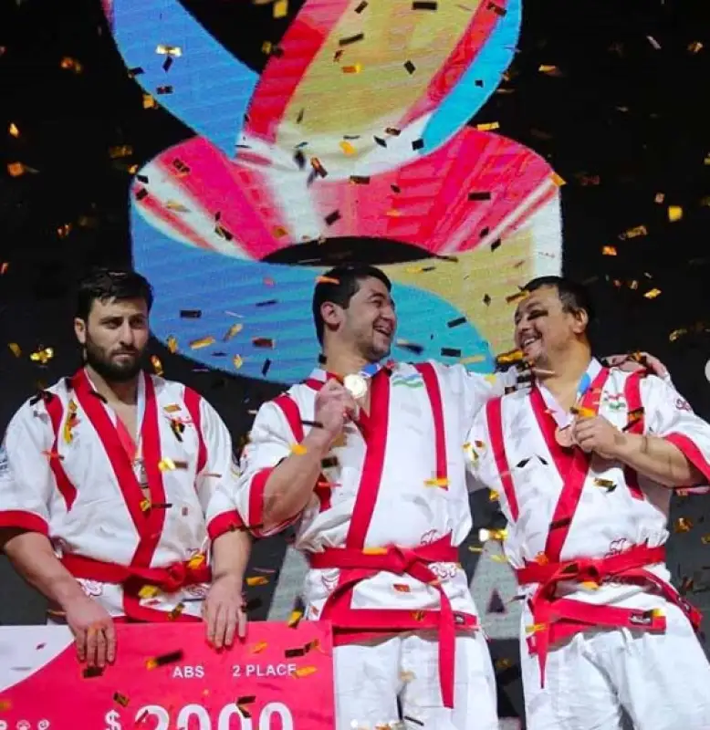 Золотой триумф: 5 золотых медалей завоевали казахстанцы на ЧМ по qazaq kuresi 