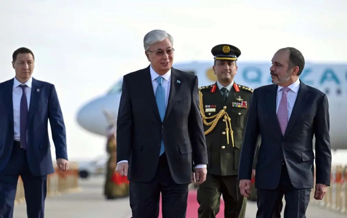 Президент Казахстана прибыл в Иорданию