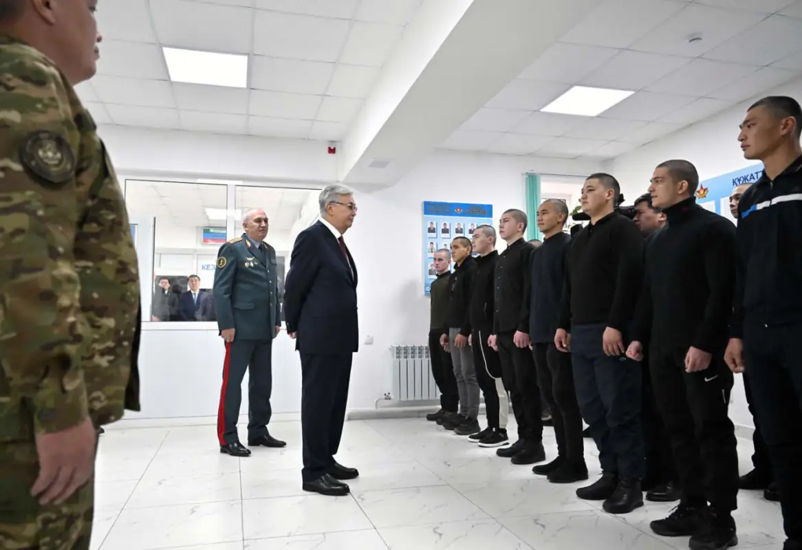 Верховный главнокомандующий Вооруженными силами – Президент Казахстана напутствовал призывников