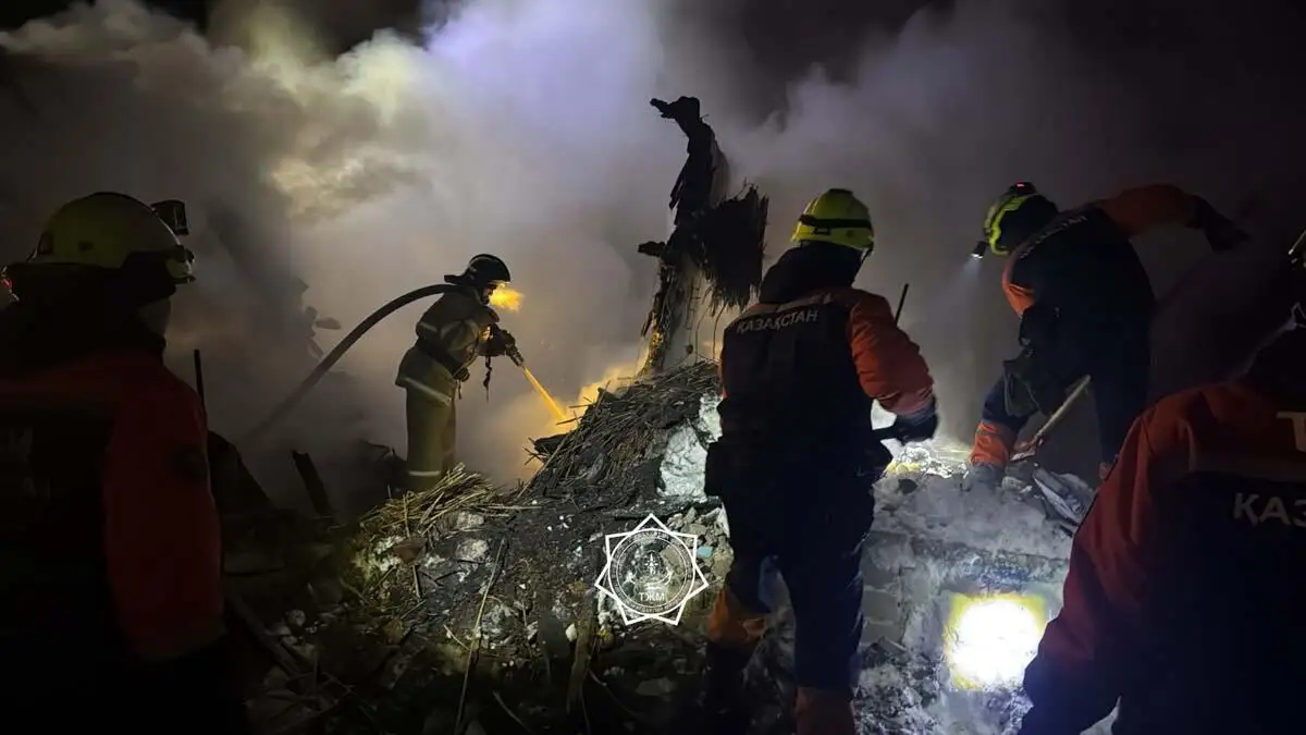 В селе Майбалык продолжаются поиски ребенка после пожара