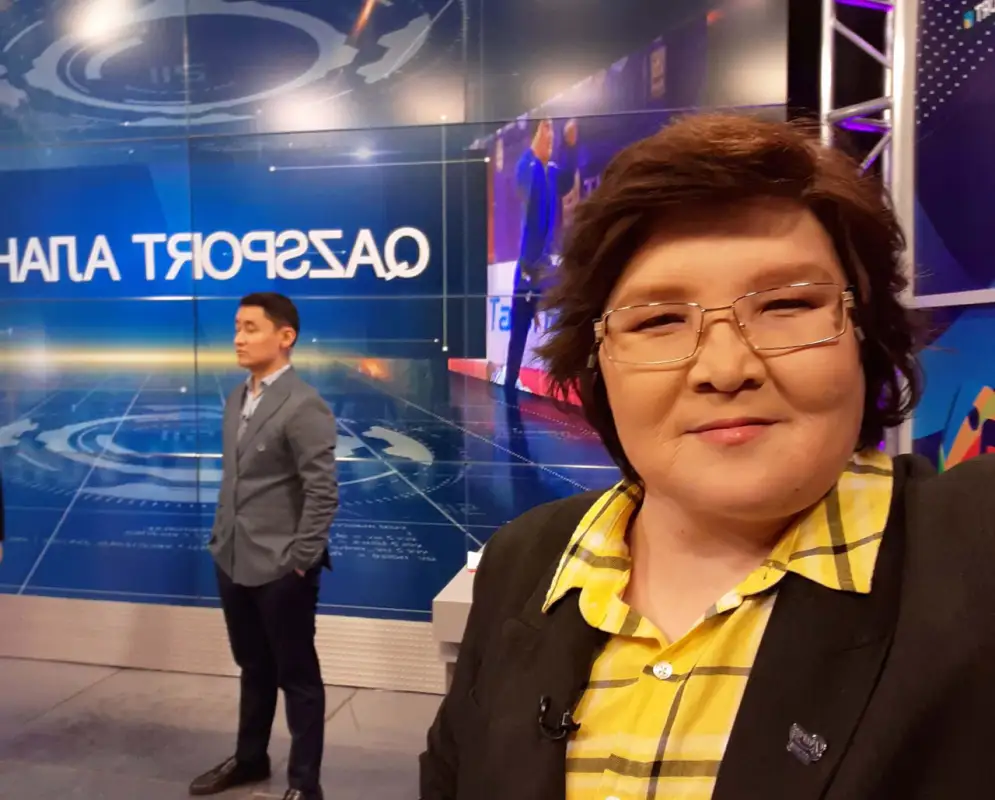 Главред Bestnews.kz Жанар Сердалина приняла участие в ток-шоу «QAZSPORT алаңы»