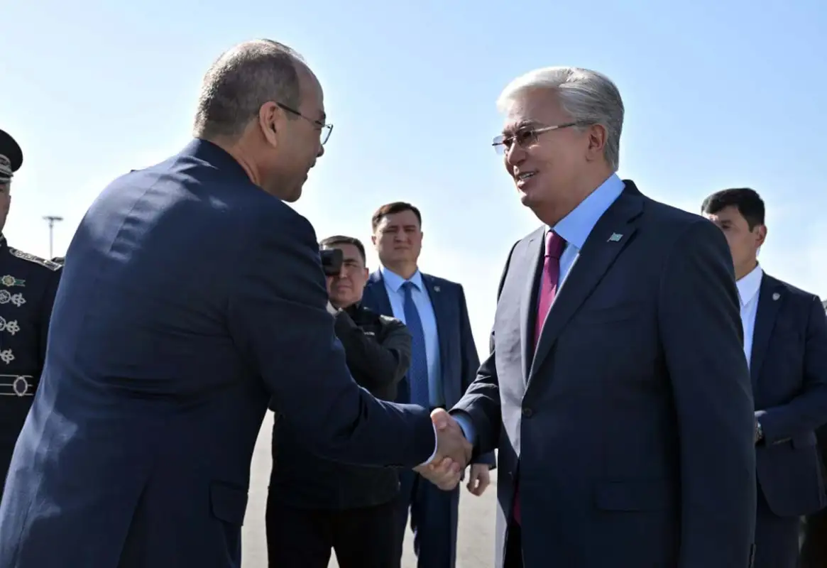 Президент Казахстана прибыл в Самарканд