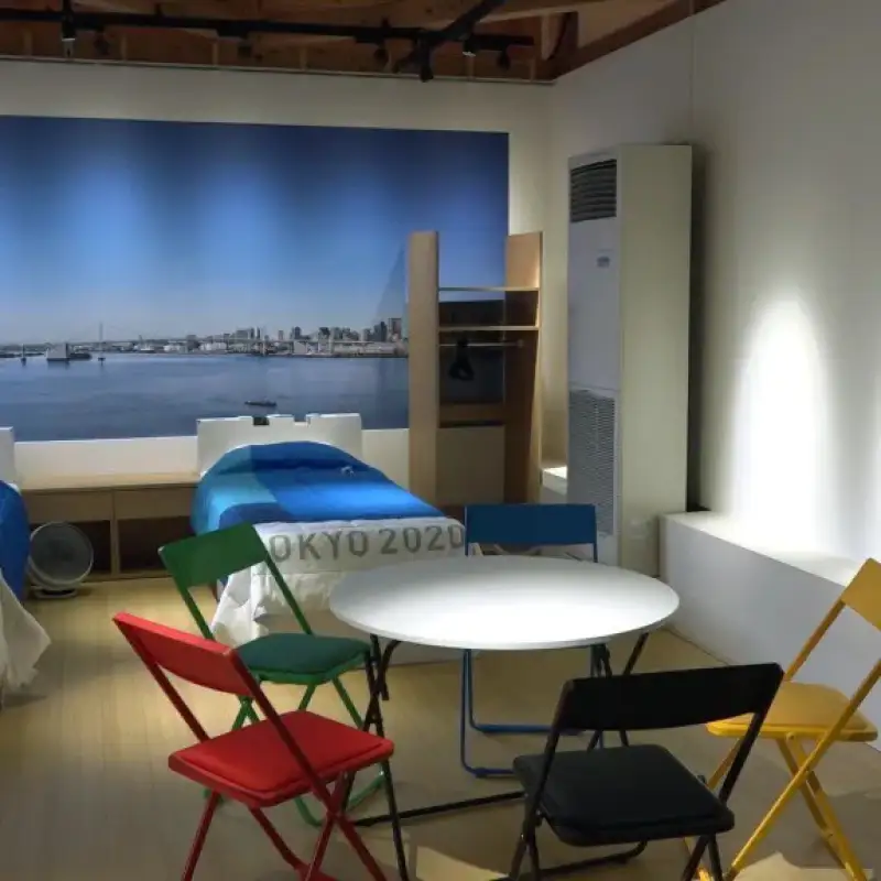 Кровати из картона, японское меню: какие условия ждут казахстанцев в Олимпийской деревне