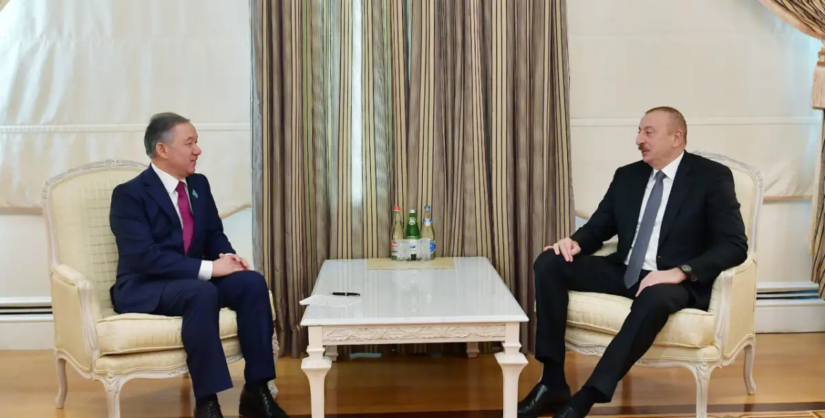 Президент Азербайджана принял председателя Мажилиса Парламента Казахстана