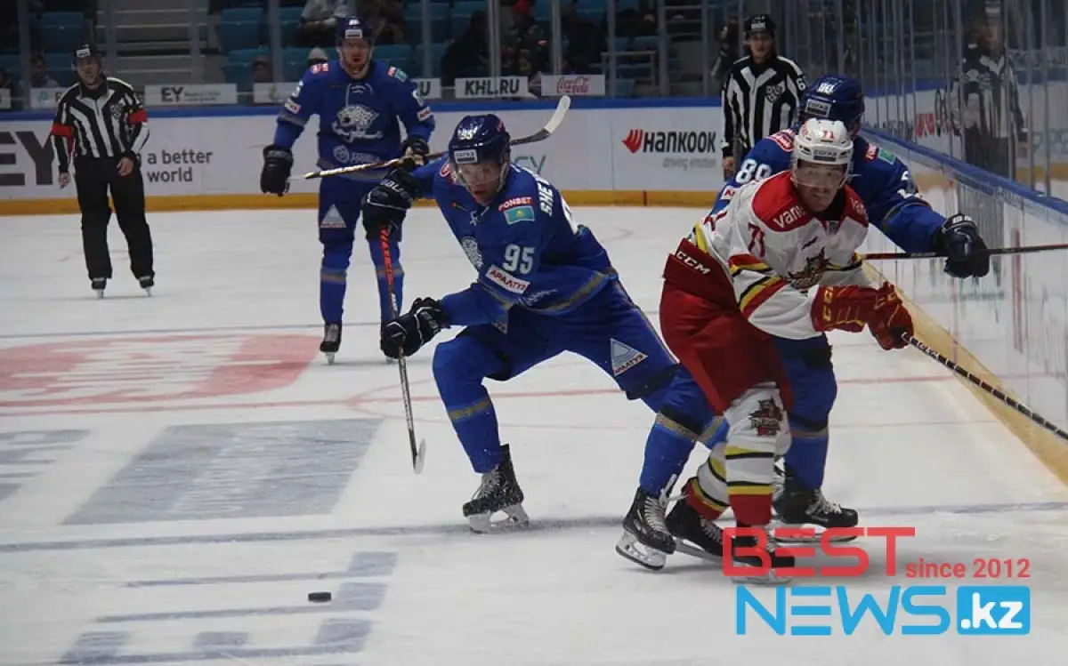 Барыс уступил КРС в домашнем матче КХЛ