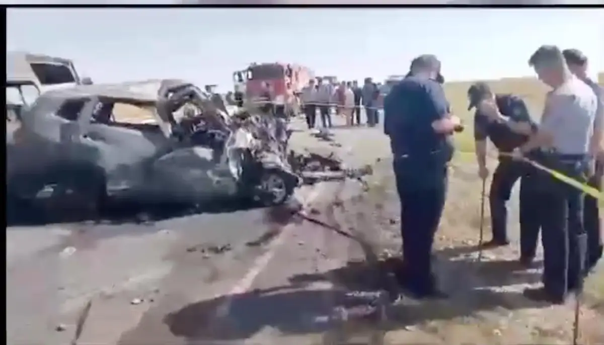 Три авто столкнулись в Туркестанской области – 9 человек погибло, 13 ранено