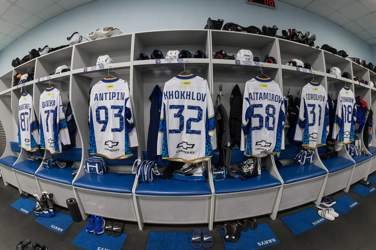 Состав Барыса на матч с Авангардом