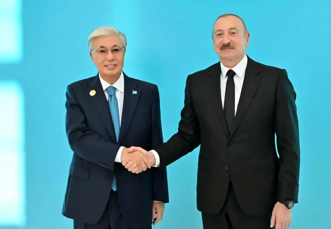 Президенты Казахстана и Азербайджана встретились перед саммитом Организации тюркских государств