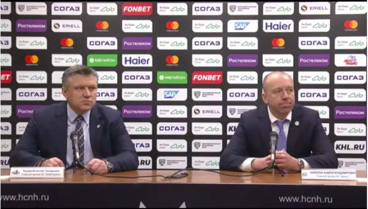 Буцаев не согласился с мнением Скабелки после матча Нефтехимик-Барыс