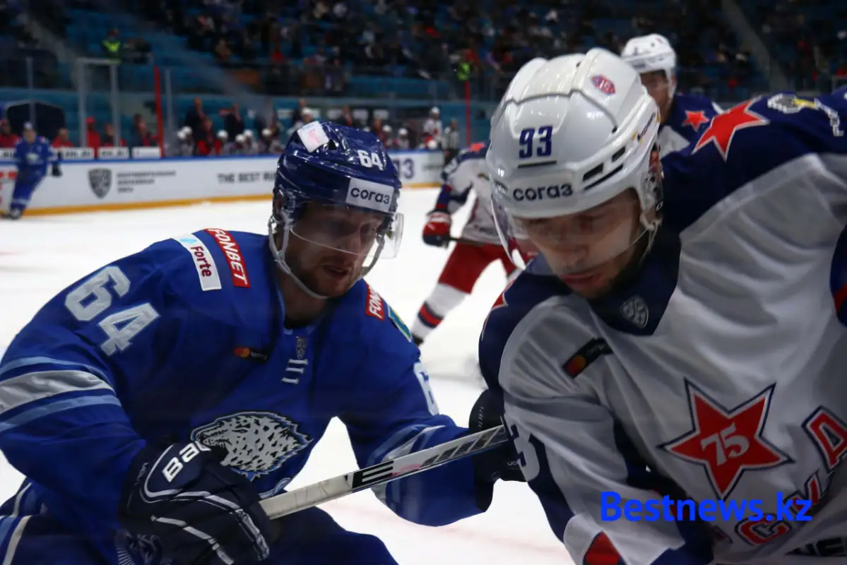 Реванш откладывается: Барыс обыгрывает ЦСКА после первого периода