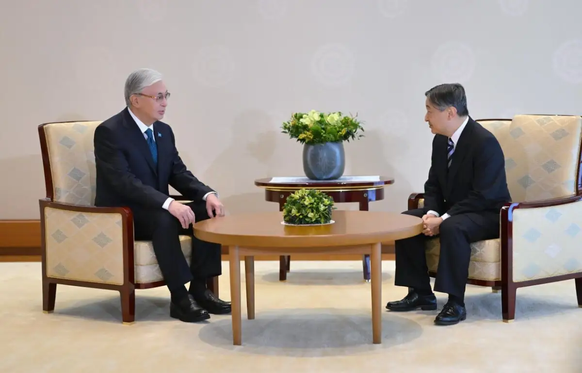 Президент Казахстана встретился с Императором Японии Нарухито